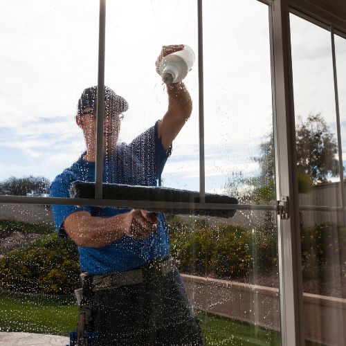 Window cleaning bore water and reticulation